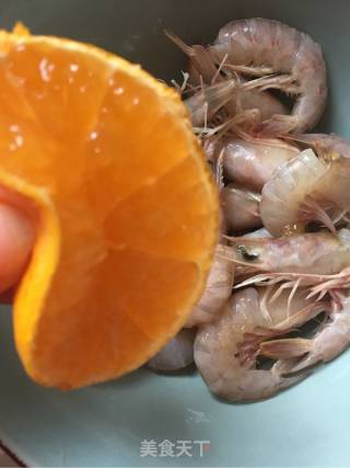 橙味虾的做法步骤：1