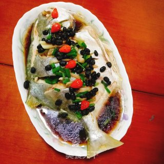 清蒸豆豉昌鱼的做法步骤：3