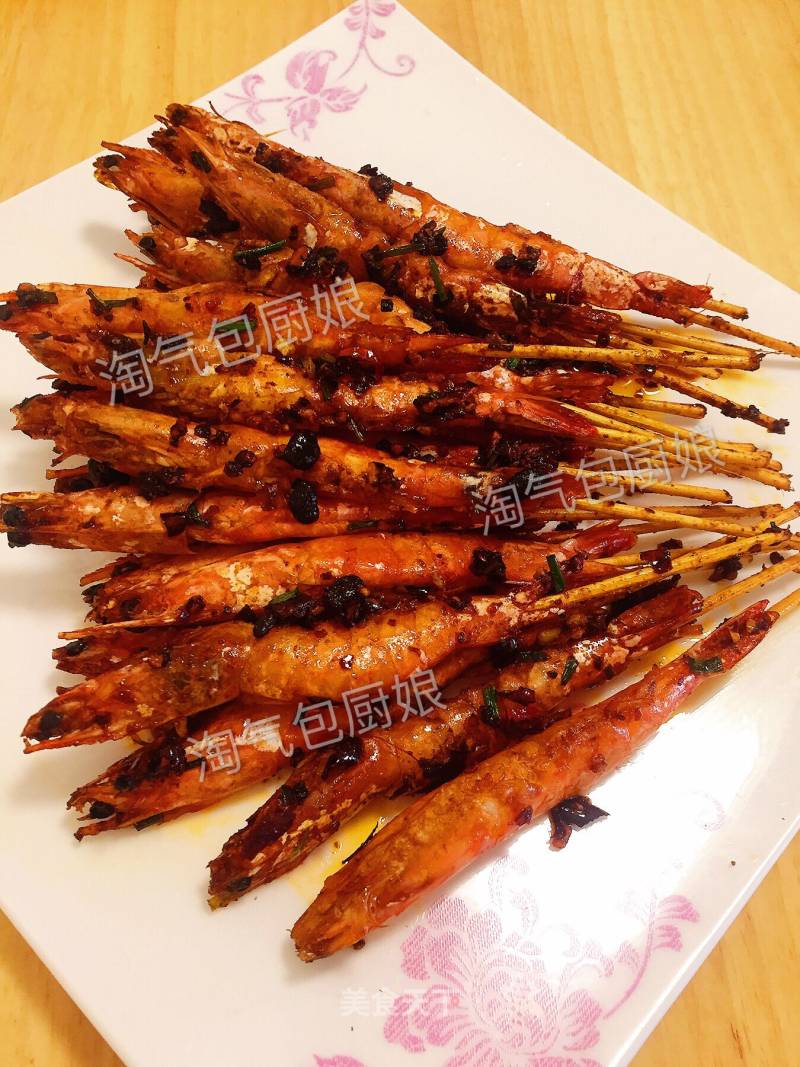 豆豉串串虾的做法