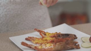 【小森妈妈菜谱】香煎阿根廷芝士红虾的做法步骤：11