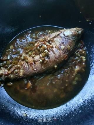 泡菜红烧鳊鱼的做法步骤：12