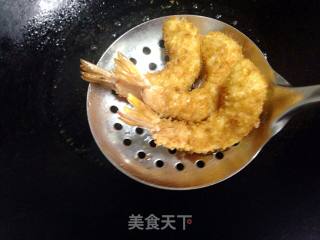 黄金凤尾虾的做法步骤：11