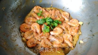 薄荷胡椒烧基围虾的做法步骤：8