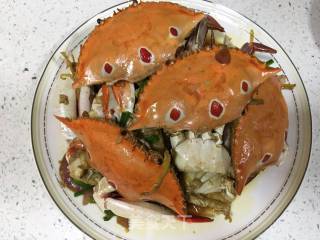 姜葱炒蟹的做法步骤：10
