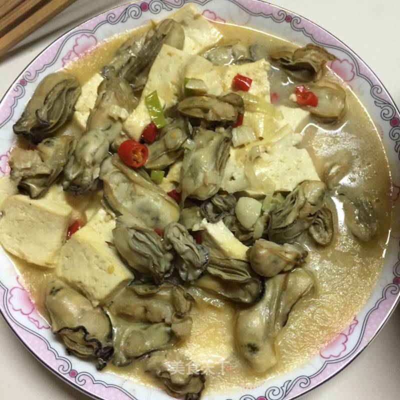 牡蛎炖豆腐的做法