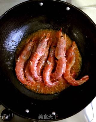干烧阿根廷红虾的做法步骤：8