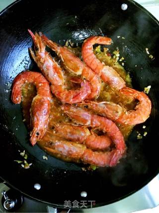 干烧阿根廷红虾的做法步骤：9