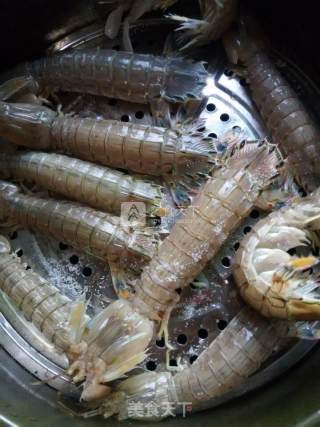 清蒸皮皮虾的做法步骤：2
