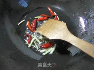 青菜炒毛蟹的做法步骤：3