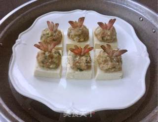 珍珠虾丸豆腐宝盒的做法步骤：12