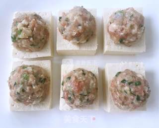 珍珠虾丸豆腐宝盒的做法步骤：10