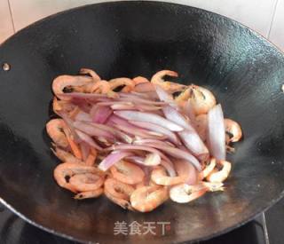 洋葱炒虾的做法步骤：9
