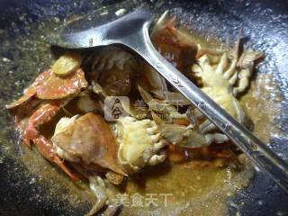 咖喱螃蟹的做法步骤：11