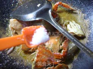 咖喱螃蟹的做法步骤：10