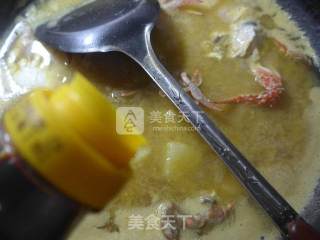咖喱螃蟹土豆汤的做法步骤：7
