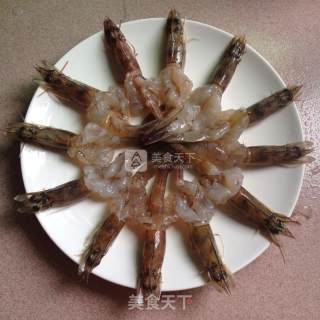 蒜香蒸虾的做法步骤：4