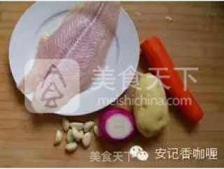 自制咖喱鱼柳的做法步骤：1