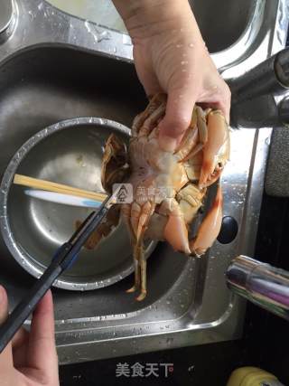 桂圆蒸螃蟹的做法步骤：4