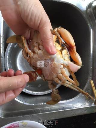 桂圆蒸螃蟹的做法步骤：5