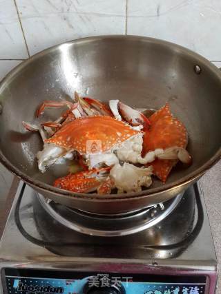 葱姜蟹的做法步骤：7