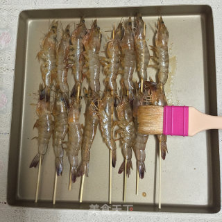 烤虾串的做法步骤：4
