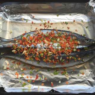 烤秋刀鱼的做法步骤：3