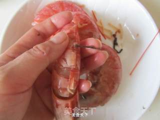 椒盐红虾的做法步骤：2