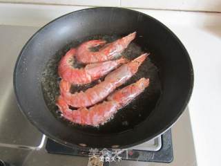 椒盐红虾的做法步骤：5