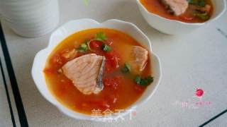 三文鱼番茄汤的做法步骤：8