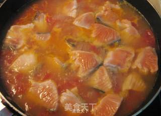 三文鱼番茄汤的做法步骤：7