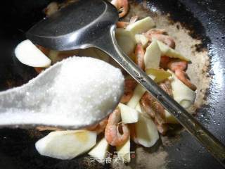 茭白炒籽虾的做法步骤：10