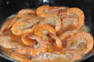 【金龙鱼稻米油】油焖大虾的做法步骤：9