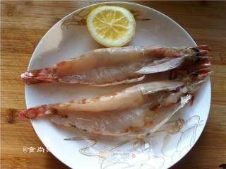 柠香干煎大虾的做法步骤：4