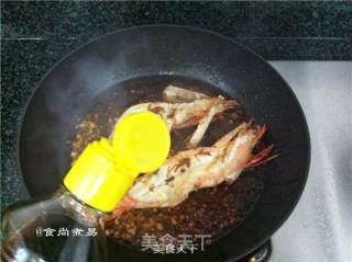 柠香干煎大虾的做法步骤：8