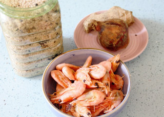 【盐焗北极甜虾】：原汁原味的美味的做法步骤：1