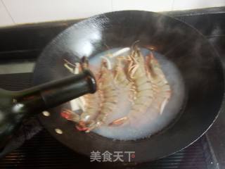 水煮大对虾的做法步骤：4