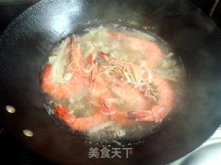水煮大对虾的做法步骤：5