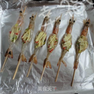 蒜蓉芝士烤虾的做法步骤：7
