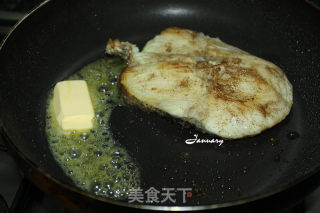 黄油香煎银鳕鱼的做法步骤：6