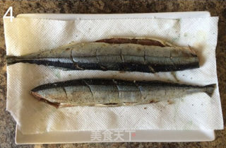 烤秋刀鱼的做法步骤：4