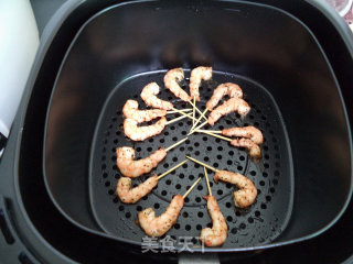 串烤红酒鲜虾的做法步骤：15