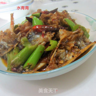 干椒干锅鱼头的做法步骤：13