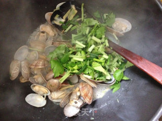 原汁原味--煸炒花蛤的做法步骤：6
