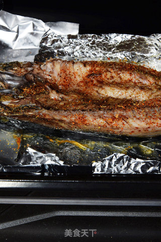 【烤鲐鲅鱼】--寒冬最美味的烤鱼的做法步骤：7