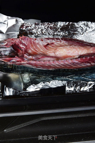 【烤鲐鲅鱼】--寒冬最美味的烤鱼的做法步骤：5