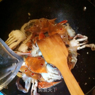 炒花蟹的做法步骤：10