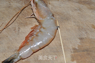 肉松香酥虾的做法步骤：1