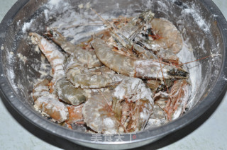 肉松香酥虾的做法步骤：4