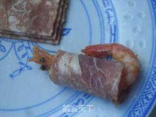 焗烤培根鲜虾卷的做法步骤：6