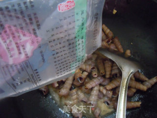 贝类可以很美味---辣炒钉螺的做法步骤：7